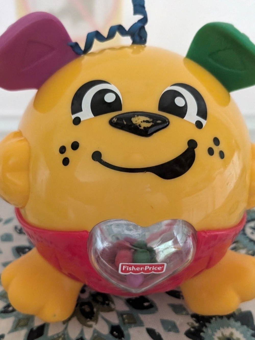 2002 Fisher-Price Brilliant Basics Bounce & Giggle Puppy